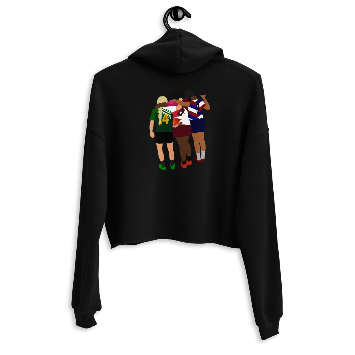 LEAVE IT ALL ON THE PITCH Crop Hoodie TryAntics