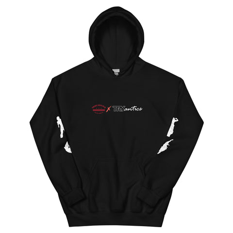 Tight best sale black hoodie