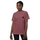 LEAVE IT ALL ON THE PITCH - Garment-dyed pocket t-shirt