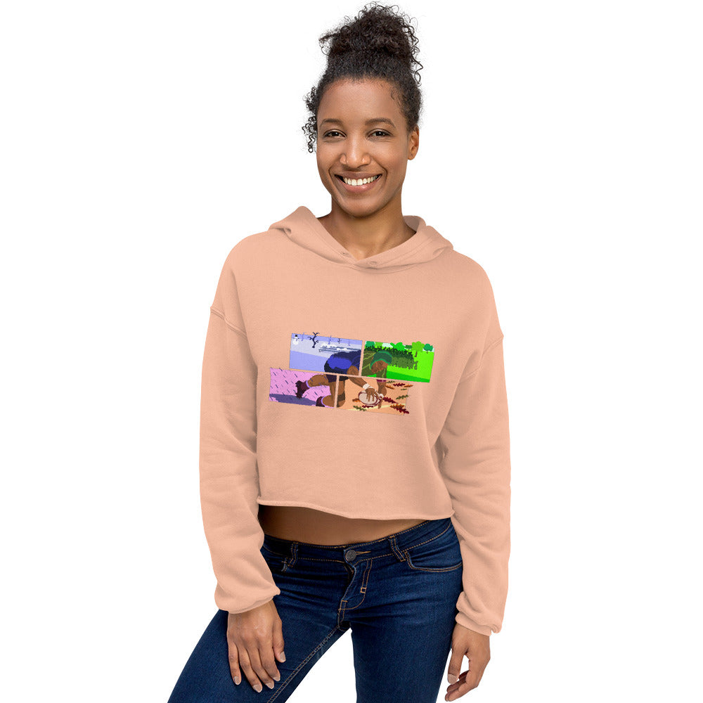 SEASONS OF RUGBY - Crop Hoodie